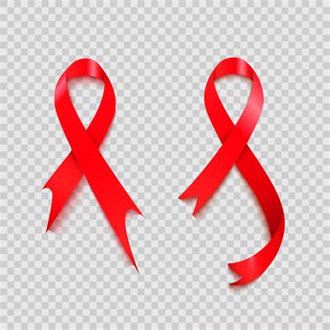 aids ribbon vector.